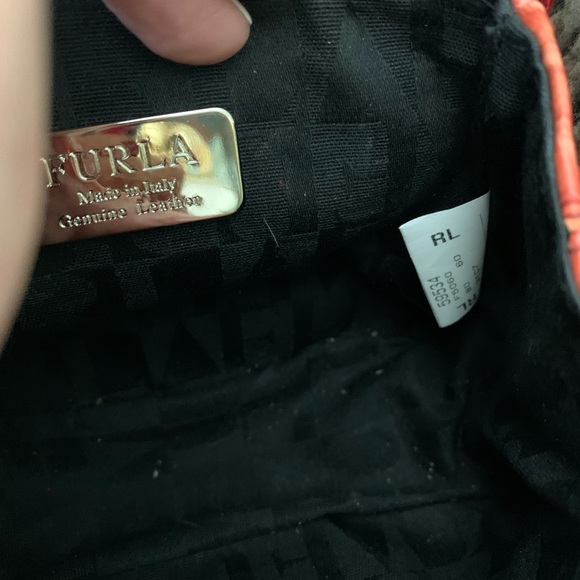 ⚫️SOLD⚫️Furla Mini Croc Crossbody & Dustbag - Picture 5 of 14